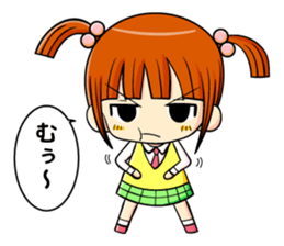 twin tail and daily life sticker #11292464