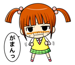 twin tail and daily life sticker #11292465
