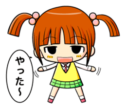 twin tail and daily life sticker #11292471