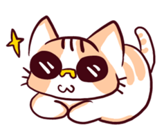 Orange Cat like Orange sticker #11292563
