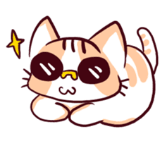 Orange Cat like Orange sticker #11292563