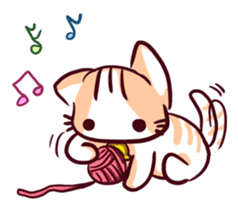 Orange Cat like Orange sticker #11292566