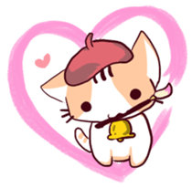 Orange Cat like Orange sticker #11292568