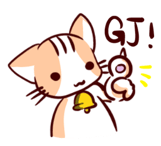 Orange Cat like Orange sticker #11292571