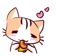 Orange Cat like Orange sticker #11292572