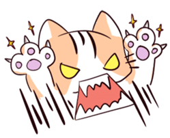 Orange Cat like Orange sticker #11292575