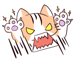 Orange Cat like Orange sticker #11292575