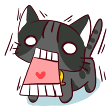 Orange Cat like Orange sticker #11292576