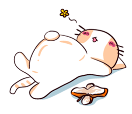 Orange Cat like Orange sticker #11292579