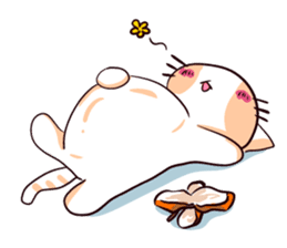 Orange Cat like Orange sticker #11292579