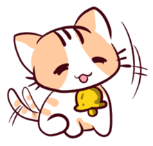 Orange Cat like Orange sticker #11292580