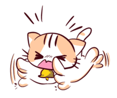 Orange Cat like Orange sticker #11292581