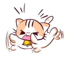 Orange Cat like Orange sticker #11292581