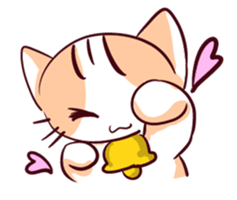 Orange Cat like Orange sticker #11292583