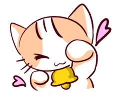 Orange Cat like Orange sticker #11292583