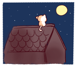 Orange Cat like Orange sticker #11292588