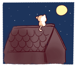 Orange Cat like Orange sticker #11292588