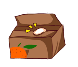 Orange Cat like Orange sticker #11292592