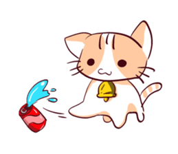 Orange Cat like Orange sticker #11292598