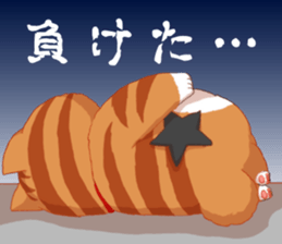 Fatty cat of the comedy fan sticker #11292750