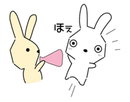 A rabbit is in love 3 sticker #11293084