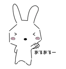 A rabbit is in love 3 sticker #11293108