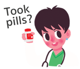 Dr.Pan&Nancy (Eng) sticker #11293123