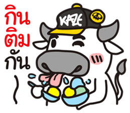 "PUEK" Buffalo with slow life 3 sticker #11293494