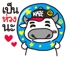 "PUEK" Buffalo with slow life 3 sticker #11293496