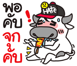 "PUEK" Buffalo with slow life 3 sticker #11293507