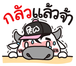 "PUEK" Buffalo with slow life 3 sticker #11293509