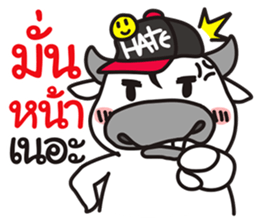 "PUEK" Buffalo with slow life 3 sticker #11293514