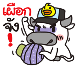 "PUEK" Buffalo with slow life 3 sticker #11293519