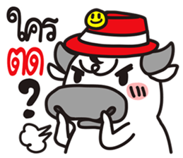 "PUEK" Buffalo with slow life 4 sticker #11294141