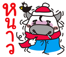 "PUEK" Buffalo with slow life 4 sticker #11294149