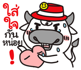 "PUEK" Buffalo with slow life 4 sticker #11294154