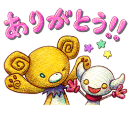 Kumatter of the bear and Tunow sticker #11294480