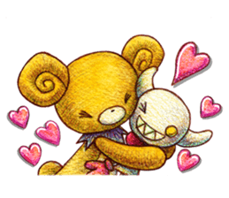 Kumatter of the bear and Tunow sticker #11294483