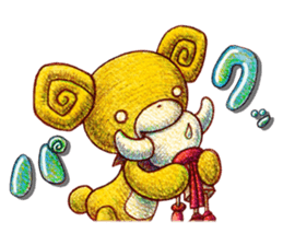 Kumatter of the bear and Tunow sticker #11294489