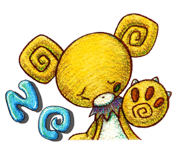 Kumatter of the bear and Tunow sticker #11294497