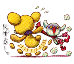 Kumatter of the bear and Tunow sticker #11294503