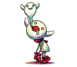 Kumatter of the bear and Tunow sticker #11294506