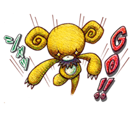 Kumatter of the bear and Tunow sticker #11294514