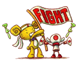 Kumatter of the bear and Tunow sticker #11294516