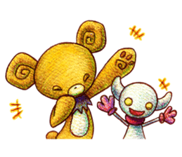 Kumatter of the bear and Tunow sticker #11294517