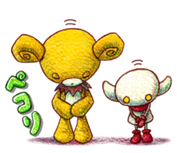 Kumatter of the bear and Tunow sticker #11294518