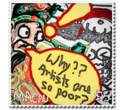 CaCa: Tell You Jokes! Stamps! sticker #11295259