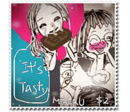CaCa: Tell You Jokes! Stamps! sticker #11295264