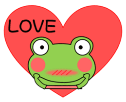 Daily conversation stamp (honorific)frog sticker #11295356