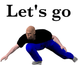 CG cool MAN sticker #11295644